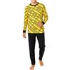 In One Clothing pigiama lungo ragazzo, Grigio Misto, 152 cm
