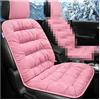 CGEAMDY Cuscino per Sedile Auto Coprisedile, Auto Anteriorie Copri-Sedili, Protezione per Sedile di Poliestere, Antiscivolo e Lavabile, Compatibili con Airbag, Adatto Maggior Parte delle Auto (Rosa)