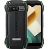 Blackview N6000 Mini Smartphone Rugged, 4,3'' Display, Helio G99 16GB + 256GB, 48MP+16MP Fotocamera, IP68 IP69K Impermeabile Android 13 Telefono Cellulare Antiurto, Batteria 3880mAh, GPS NFC Verde