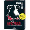 moses. Black Stories Epic Fails - 50 indovinelli con Casi Reali Che circondano assurde disavventure, Gioco di Carte con Varianti di Gioco e Punti
