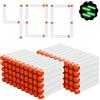 Airlab 400 Pezzi di Proiettili Glow-in-The-Dark per Nerf Dart Accessorio, Dardi Fluorescente per N-Strike Elite, Ricarica Munizioni Glow Pallottole, Regalo Compleanno Pasqua Halloween Natale, Bianco