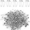 JieGuanG Spille Di Sicurezza, Safety Pins, Safety Pins Per Abbigliamento, Artigianato, Casa E Ufficio, Crafting (Argento) (S)