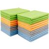 AIDEA Panno di pulizia in microfibra 24 Pack, Panni per il lavaggio dell'auto, panno morbido e assorbente per la pulizia dell'auto, panno per casa, cucina, auto, finestre, 30X40CM