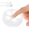 RTSU Ricaricabile Luci Tattile, Ultrasottile Luci a Sfioramento, Dimmerabile Luce Notturna LED, Attaccata Ovunque Luce Adesiva, Luci Armadio Luci LED Wireless, Memoria Luminosità, Bianca Naturale