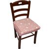 Russo Tessuti 6 Cuscini Sedia Imbottiti con Elastico Sfoderabile Coprisedia Cuore Paris Love-Rosa