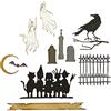 Sizzix Thinlits Die Set 11PK Vault Series: Halloween 2021 di Tim Holtz, 665563