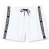 Emporio Armani Swimwear Emporio Armani Men's Denim Tape Boxer Short Costume da Bagno, White, 52 Uomini