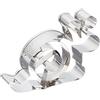 Städter Staedter - Stampo per biscotti a forma di lumaca, in acciaio inox, argento, 30 x 30 x 10 cm