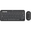 Logitech Pebble 2 Combo - Layout Internazionale QWERTY, Grafite