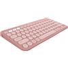 Logitech Pebble Keys 2 K380s - QWERTY Spanish Layout, Rose