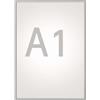 Maul Cornice a Scatto A1 MAULstandard Alluminio Argento Formato Verticale