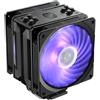 COOLER MASTER Ventola Hyper 212 RGB BLACK Edition with LGA1700, Tower, 120mm 650-2000 RPM PWM fan, 4x heatpipes, Full Socket Support