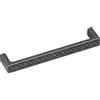 Furnipart Wafer LA160 - Maniglia per mobili quadrata - Raccordi antichi, in zinco pressofuso grigio antico