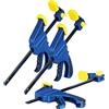 Rapid, 5001479, Mini Morsetti da Falegname a Una Mano - Set da 3 pcs