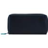 mywalit portafoglio donna di pelle - mywalit - Large Zip Around Purse - 1259-4 - black pace