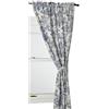 Ellis Curtain Victoria Park Toile - Coppia di Pannelli con fermatende, 172 x 182 cm, Colore: Blu