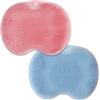 Piacolnic Tappetino Scrubber per Piedi, 2 Pezzi Grande Pad Massaggio Doccia Piede, Foot Brush Washer Massager Shower with Suction Cup Silicone Foot Bath Shower Cleaner Massage Device Exfoliating Acupressure Mat