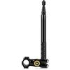 Andoer Supporto per fotocamera da moto, Selfie Stick per manubrio per fotocamera da 27,9 cm - 113,5 cm, lunghezza regolabile con sostituzione a vite da 1/4 pollici per INSTA360 X2/X3