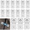 Jinsion Bottoni Magnetici Premium da 20 Pezzi per Borse Uncinetto, Cucito, Artigianato, Abbigliamento, Chiusura Magnetica a Scatto 20mm Calamita Bottoni Clip,Bottoni per Accessori da Cucito Fai Da Te