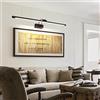 TYhogar Specchio Bagno LED 90cm 16W 1820LM 3000K Lampada da Specchio con Interruttore a Trazione Luce Calda Illuminazione a Parete Design Moderno Risparmio Energetico per Bagno Casa