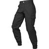 CARWORNIC Pantaloni tattici da uomo mimetici impermeabili leggeri Ripstop Outdoor Trekking Tapered Cargo Pantaloni, Nero , W32
