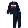 Champion Legacy Legacy Sweatsuits B - Graphic Shop Powerblend Terry Full Zip Tuta sportiva, Blu Marino, 5-6 anni Bambino FW23