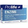 Prolife Enzimi - Probiotici con Miscela di 16 Enzimi a Funzione Digestiva - 30 capsule da 490mg