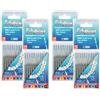 Pikdent Scovolini Interdentali - Anima In Acciaio Rivestito E Setole In Tynex - Misura 1 Grigio 0,4 Mm Cilindrico - 20 Scovolini (Confezione da 2)