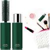 CANIPHA Spazzola rotonda da viaggio per l'asciugatura, mini spazzola per capelli ricci spazzola rotonda per capelli ricci, spazzola per capelli spessi capelli sottili Styling arricciatura (verde)