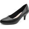 Greatonu Decollete Donna Scarpe Decolte Donna Tacco Medio a Gattino Tacchi Donna Eleganti Scarpe Tacco per Cerimonia Sposa