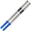 Cross Gel Ink Rollling Ball - Ricarica media Medio Confezione da 2 Blu