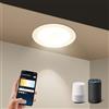Aigostar Faretti LED da Incasso Intelligenti ultrasottili, 12W. Compatibile con Alexa e Google. Luce dimmerabile da 3000-6500K. Controllo Vocale, Controllo Wi-Fi Wireless