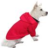 HuaLiSiJi Felpe con Cappuccio per Cani Felpa per Chihuahua Felpa per Gatto, Caldo e Leggero, Tessuto Morbido Facile da Indossare e Bei Colori (S, Rosso)
