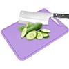 TOPINCN Tagliere In Silicone Per Uso Domestico Tagliere Cucina Per Uso Domestico Frutta Viola Flessibile Verdure