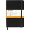 Moleskine Classic Notebook, Taccuino a Righe, Copertina Rigida e Chiusura Elastica, Formato Medium 11,5 x 18 cm, Colore Nero, 208 Pagine