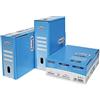 Favorit, Buste a Foratura Universale, 500 Pezzi, 22 x 30 cm, Spessore Medio, Trasparente, Box Azzurro