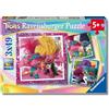 Ravensburger - Puzzles Trolls 3 Confezioni Da 3 | Puzzle Bambini 5 Anni O Più | Regalo Bimba 5 Anni 3 X 49 Pezzi | Puzzle Bambini 21 X 21 Cm | Puzzles Perfetti Ravensburger