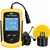 LUCKY Kayak Portatile Cercatore di Profondità dei Pesci Ecoscandaglio Portatile per Acqua Sonar Calcinabile Barca in Kayak Display LCD da Pesca con Trasduttore Ecoscandaglio FFC1108