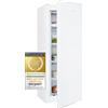 Exquisit Congelatore GS230-010E, bianco, con piedistallo, volume 165 l, 4 cassetti per congelatore, vassoio per congelatore, fermo porta intercambiabile
