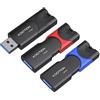 KOOTION Chiavetta USB 128 GB 3 Pezzi USB 3.0 Pen Drive 128GB Piccolo e Leggero Pennetta USB 3 Pack con indicatore LED Penna USB Set para Ordenador/TV/Coche/Player, ect - Multi-Colores