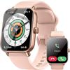 Gardien Smartwatch Uomo Donna, 1.8'' Smart watch con Effettua/Risposta Chiamate, Orologio Fitness con Alexa Integrato, Sonno/Cardiofrequenzimetro/SpO2/Contapassi, 100+ Sportive IP68 per Android/iOS