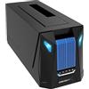 SABRENT Docking station USB-C per dischi rigidi da 2,5 e 3,5, M.2 NVMe e SATA , SSD HDD e M2, dock 2242, 2260 e 2280 con clonazione offline + alimentatore, cavi USB C + A inclusi (DS-UNHC)