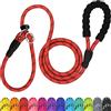 TagME Riflessivo Guinzaglio per Cani Taglia Grande,Guinzaglio Retriever,Guinzaglio Addestramento per Cani,Ø12mm x 185cm,Rosso