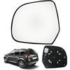 JinsenTGG Vetro a Specchio sostituzione per Dacia Duster 2010-2013/Lodgy/Dokker 2012-2021, Specchietto Esterno Asferico Regolabile sostituzione per Nissan Micra K13/Leaf, Lente di Retromarcia (Sinistra)