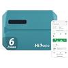 HiOazo Computer di irrigazione, Sistema di irrigazione WiFi, Timer a 6 Zone, Sistema di irrigazione Esterno Interno Controller, monitoraggio App, Uscita Pioggia, Regolazione stagionale HO-SC-6W