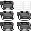 KUOQIY 5 Pezzi 6x1.5V AA Supporto Batteria, KUOQIY 9V Portabatteria con Presa USB Femmina, AA Battery Holder, con Custodia Batteria in Plastica