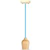 V-TAC -, serie Portalampada legno vt-7778) lampada a sospensione legno + Cavo, Ø73 x 102 x 100 mm blu