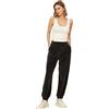 Trendyol Anthracite Velvet Loose Jogger Knitted Tracksuit Pantaloni della Tuta, S da Donna