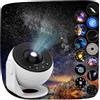 YunLone Proiettore Stella Soffitto13-in-1 Galassia Planetario con Timer, Proiettore Sistema Solare Skylight via lattea Lampada Luci Notturne con Nebulosa Luna Pianeti 13pcs Film