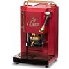 FABER COFFEE MACHINES | Modello Pro Mini Deluxe | Macchina caffe a cialde ese 44mm | | Pressacialda in ottone regolabile (CHERRY RED)